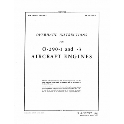 Lycoming Overhaul Instructions AN 02-15CA-3 O-290-1 & 3