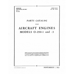 Lycoming Parts Catalog AN 02-15CA-4 O-290-1 & 3