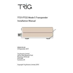 Trig TT21/TT22 Mode S Transponder Installation Manual 0056-00-AQ