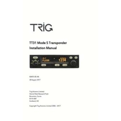 Trig TT31 Model S Transponder Installation Manual 00455-00-AR
