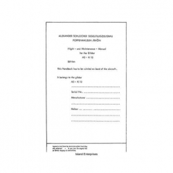 AS-K13 Schleicher Glider Flight and Maintenance Manual