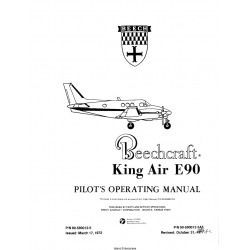 Beechcraft King Air E90 Pilot's Operating Manual 90-590012-5A5_v1982
