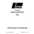 Piper Archer II, Archer III PA-28-181 Inspection Report 230-1039