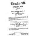 Beechcraft Sport 150 B19 Pilot's Operating Handbook and  Airplane Flight Manual
