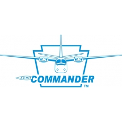 Aero-Commander Aircraft Decal/Vinyl Sticker 11.5" wide by 5" high! 