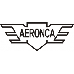 Aeronca Aircraft Logo,Decal/Sticker 5.75''h x 13.25''w!