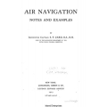 Air Navigation Notes and Examples 1919