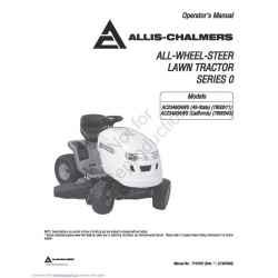 Allis Chalmers Model AC23460AWS All Wheel Steer Operator's Manual