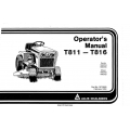 Allis Chalmers T811-T816 Operator's Manual