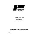 Piper Altimatic IIIC Service Manual PN-761-602