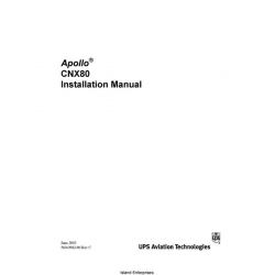 Apollo CNX80 Installation Manual 2003