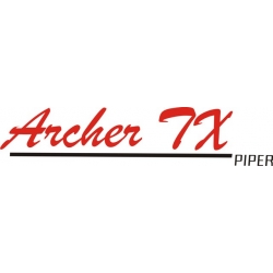 Piper Archer TX 14''w x 3''h!