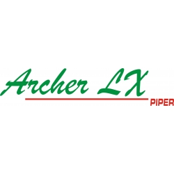 Piper Archer LX 13''w x 2.5''h!