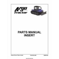Argo Tractor Parts Manual Insert 2009