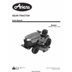 Ariens 936054 54" Gear Tractor Parts Manual 2011