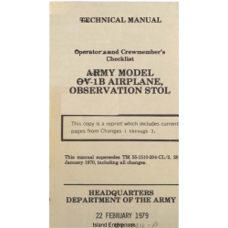 Grumman OV-1B Airplane Observation Stol Technical Manual 1979