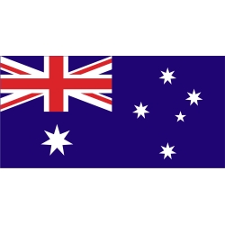Australia's Flag Decal Vinyl/Sticker 8" wide! Left & Right 