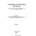 Automobile Construction and Repair Manual