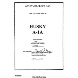 Aviat Husky A-1A Airplane Flight Manual 1998 POH