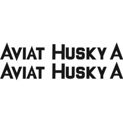 Aviat Husky A Aircraft Decal/Stickers 1''high x 18''wide!