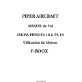 Avions Piper PA-18 & PA-19 Manuel de Vol 1949 - 1960