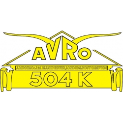 Avro 504K Aircraft Logo,Decals!