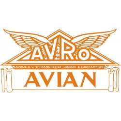 Avro Avian Aircraft Logo,Decal/Stickers!