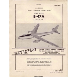 Boeing B-47A Stratojet Aircraft Usaf Series AN 01-20ENA-1 Handbook Flight Operating Instructions 1950