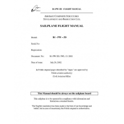 B1-PW-5D Sailplane Flight Manual/POH