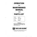 Taylor-Dunn Model B2-48 B-BN-M SN 19300-54833 Operation and Maintenance Manual with Parts List MB-248-93