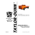 Taylor-Dunn Model B4-K45 B4-K60 Kalamazoo Speed Truck Operation, Troubleshooting and Replacement Parts Manual MB4-K4560-01