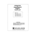 Taylor-Dunn Model B6-10 SN 90300 & UP Operation and Maintenane Manual with Parts List MB-610-02