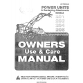 BCS 201 thru 205 Power Units & Gardening Attachments Owners Use & Care Manual