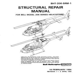 Bell Helicopter Model 206 Series Structural Repair Manual BHT-206-SRM-1