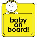 Baby On Board 3! Decal/ Stickers! 4.5 inches wide!