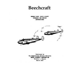 Beechcraft Models D18S, D18C & D18CT Overhaul and Repair Instructions Manual