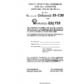 Beechcraft Debonair 35-C33 and Bonanza E33,F33 Pilot's Operating Handbook and Airplane Flight Manual 35-590002-9B1
