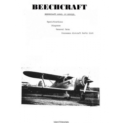Beechcraft Model 17 Series Specifications, Diagrams & Houseman Aircraft Parts List