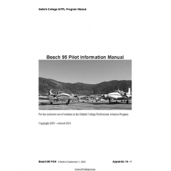 Beechcraft Travelair 95 Pilot Information Manual 2005 - 2010 