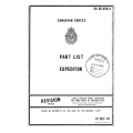 Beechcraft  D-18 RCAF Expeditor 3 Series (3N, 3NM, 3T and 3TM) Parts List  1961-1970