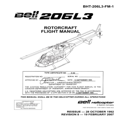 Bell Model 206L3 Long Ranger-III Rotorcraft Flight Manual BHT-206L3-FM-1-Rev-8-v2007