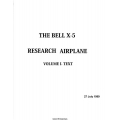 Bell X-5 Research Airplane Manual 1989