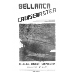 Bellanca Cruisemaster Operating Details and Care