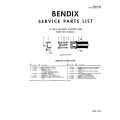 Bendix 12 Volt Battery Ignition Coil Part No. 10-16144-1 Service Parts List 1955