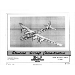 Boeing B-29 Superfortress Standard Aircraft Characteristics 1950
