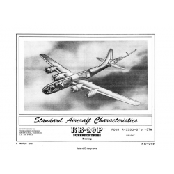 Boeing KB-29P Superfortress Standard Aircraft Characteristics 1951
