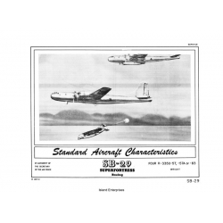 Boeing SB-29 Superfortress Standard Aircraft Characteristics 1954