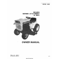 Bolens 18423 Mower Attachment 42 inch Owner Manual