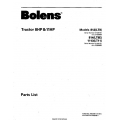 Bolens 814(LT8E) Tractor 8HP & 11HP Parts List 1981