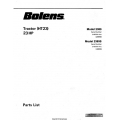 Bolens 2389 and 2389S (HT23) Tractor 23HP Form 553353-7 Parts List 1986